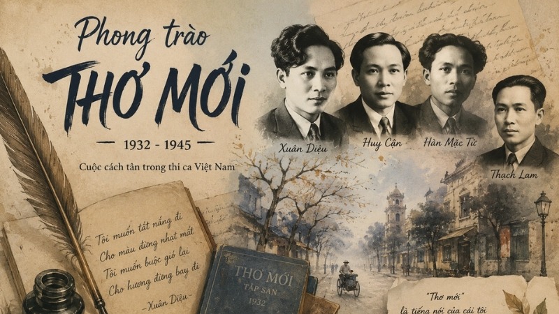 Phong trào thơ mới năm 1930-1945
