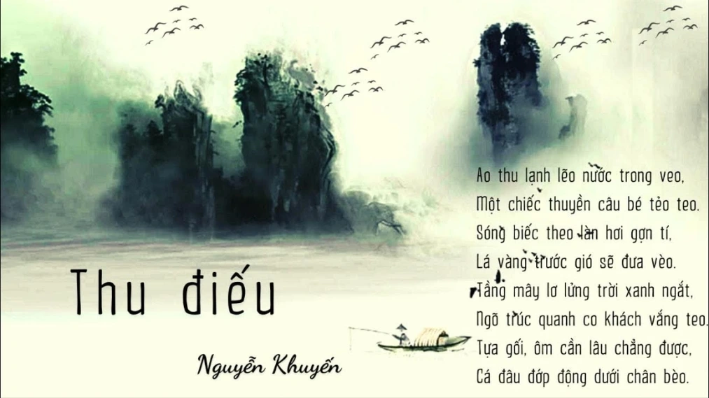 Đặc trưng chùm thơ thu Nguyễn Khuyến
