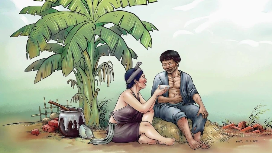 Phân tích ý nghĩa bát cháo hành của Thị Nợ