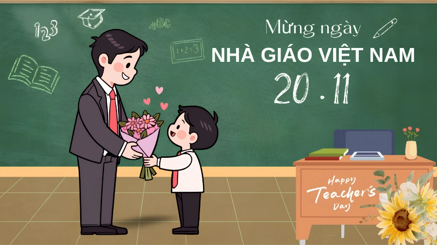 Thơ 20/11 thể lục bát truyền thống